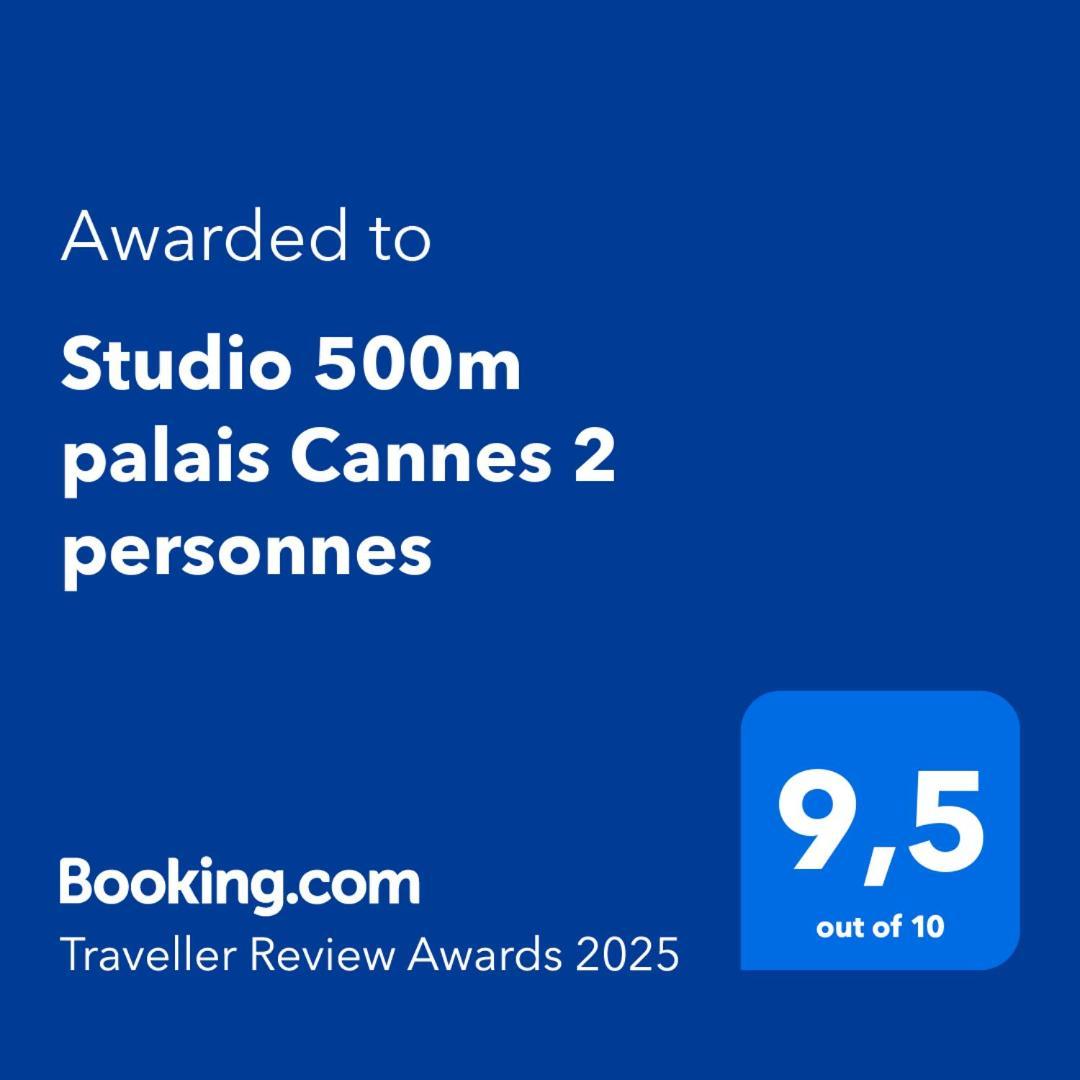 Studio 500M Palais Cannes 2 Personnes Екстер'єр фото